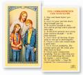  "Ten Commandments for Teenagers" Laminated Prayer/Holy Card (25 pc) 