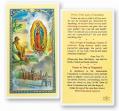 "SAINT JUAN DIEGO" Laminated Prayer/Holy Card (25 pc) 
