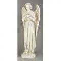  Adoration Angel Praying w/Crossed Arms Statue in Fiberglass, 25"H 