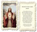  "Prayer to the Sacred Heart" Prayer/Holy Card (Paper/50) 