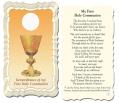  "My First Holy Communion" Prayer/Holy Card (Paper/50) 