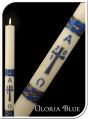  Gloria Blue Paschal Candle 1 1/2" x 34" 