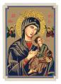  Our Lady of Perpetual Help - Spanish Sympathy/Deceased Mass Card - 100/Bx 