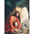 Jesus with the Angel - Sympathy/Deceased Mass Card - 100/Bx 