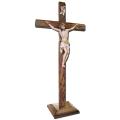  Good Friday Standing Crucifix in Wood, 48" Ht 