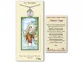  St. Christopher Prayer Card w/Medal 