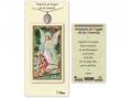  Angel de la Guardia Prayer Card w/Medal 
