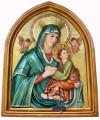  Our Lady of Perpetual Help Plaque in Resin/Marble Composite - 43" x 36" 