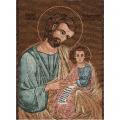  Saint Joseph & Child Byzantine Banner/Tapestry 