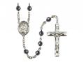  St. Julie Billiart Centre Rosary w/Hematite Beads 