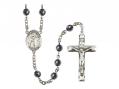 St. Columbanus Centre Rosary w/Hematite Beads 