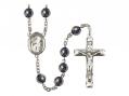  St. Brendan the Navigator Centre Rosary w/Hematite Beads 