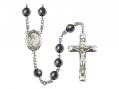  St. Bridget of Sweden Centre Rosary w/Brown Beads 