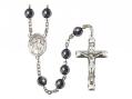  St. Peter & Paul Centre Rosary w/Hematite Beads 