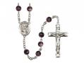  St. Raymond Nonnatus Centre Rosary w/Brown Beads 