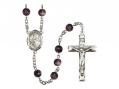  St. Theresa of Lisieux Centre Rosary w/Brown Beads 
