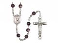  St. Pius V Centre Rosary w/Brown Beads 