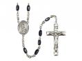  St. Anne Center Rosary w/Black Onyx Beads 