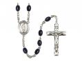  St. Gregory the Great Centre Rosary w/Black Onyx Beads 