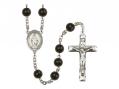  Hand Made Rosary w/Miraculous Centre & Black Onyx Beads 
