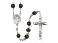  St. Peter & Paul Centre Rosary w/Black Onyx Beads 