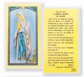  "ORACION A NUESTRA DE LOURDES" Laminated Prayer/Holy Card (25 pc) 