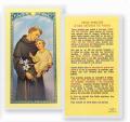 "TRECE MINUTOS A SAN ANTONIO" Laminated Prayer/Holy Card (25 pc) 