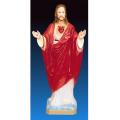  Sacred Heart of Jesus Blessing Statue in Indoor/Outdoor Vinyl Composition, 24"H 