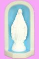  Grotto w/White Our Lady of Grace Statue - Indoor/Outdoor Vinyl Composition, 33"H 
