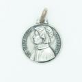  Sterling Silver Medium Round Saint Elizabeth Seton Medal 