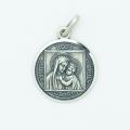  Sterling Silver Medium Round Mary Good Counsel Medal 