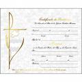  Parchment Baptism Certificate (Spanish) 