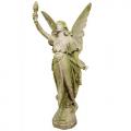  Angel of Light Right Statue in Fiber Stone, 45"H 