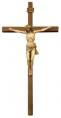  Block 20" Crucifix in Walnut Wood - Angelia Tripi Corpus 