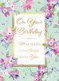  On Your Birthday - Birthday All Occasion Card 