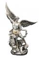  St. Michael the Archangel Statue - Pewter Style Finish, 10"H 
