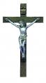  Wall Crucifix Hand-Painted, 10" 
