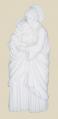  Holy Family Statue in White, 10"H 