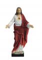  Sacred Heart of Jesus Statue Hand-Painted, 10"H 