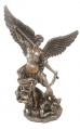  St. Michael the Archangel Statue - Pewter Style Finish, 8"H 