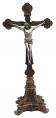  Standing Double-Sided Crucifix w/Pewter Style Corpus, 12.5" Ht 