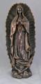  Our Lady of Guadalupe Statue in Bronze & Fiberglass, 19"H 