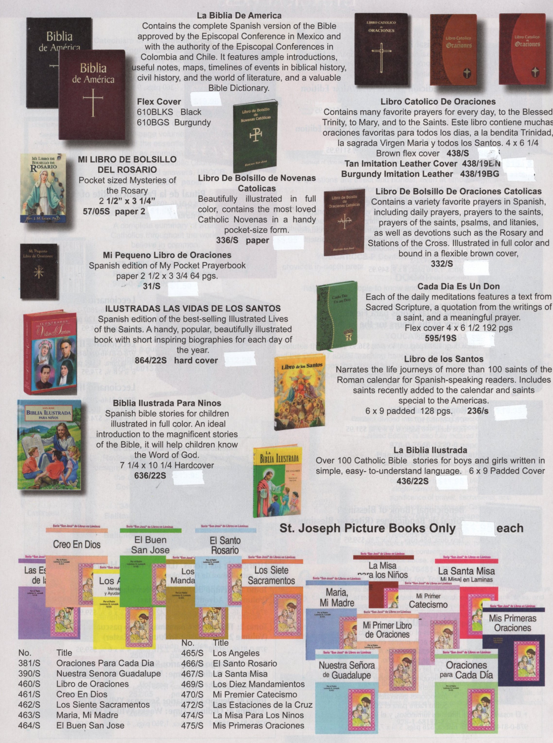 Libro de Bolsillo de Novenas Católicas