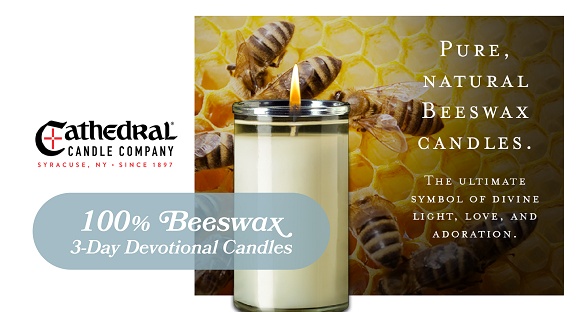 3 Day 100% Beeswax Devotional Candle