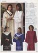  "Tempos" Men/Women Sapphire Choir Robe, Adult & Junior (Viva Fabric) 