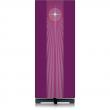  Purple Overlay Stole - Advent Star Motif - Pius Fabric 