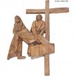  14 Stations of the Cross - Polyester - Wood Finish - 9" to 14" ht 
