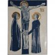  14 Stations of the Cross - Blue or Maroon - Westerwald Clay 