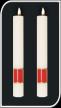  Gloria White Paschal Candle 2 1/2" x 48" 