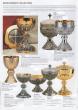  12 Apostles & 4 Evangelists Chalice & Scale Paten w/Ring 